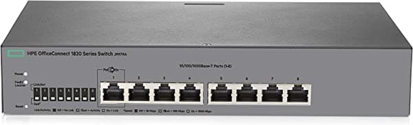 Aruba a Hewlett Packard Enterprise company Interruptor HP 1820-8G-PoE (65W) J9982AABA