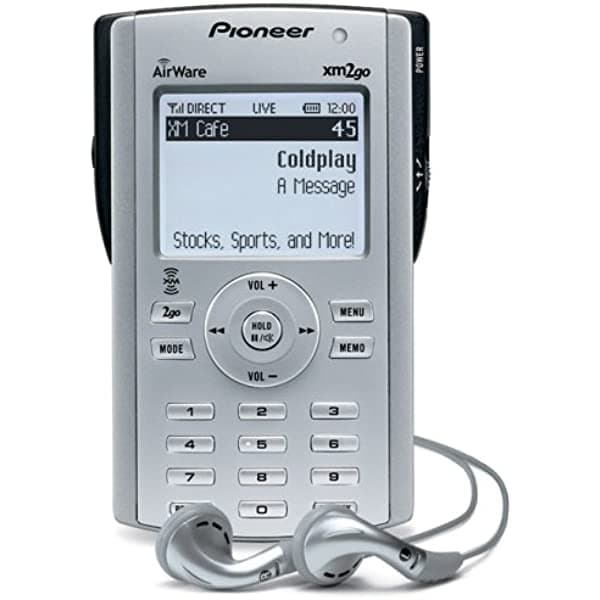 PIONEER AirWare XM2Go - Receptor de radio portátil XM para satélite