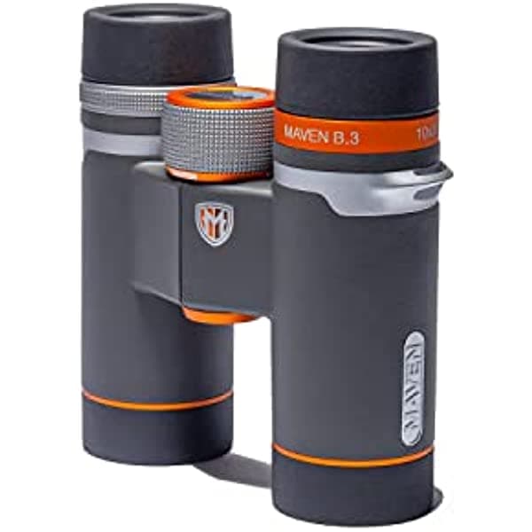 Maven B3 1.181 in ED Compact Binocular (6X30, gris/naranja) B3X30