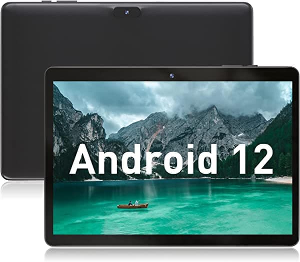 SGIN Tablet 10.1 pulgadas Android 12 Tablet, 2 GB RAM 32 GB ROM tabletas con procesador Quad-Core A133 1.6 GHz, cámara de 2 MP + 5 MP, Bluetooth, GPS, 5000 mAh, 32 GB Expand E10P