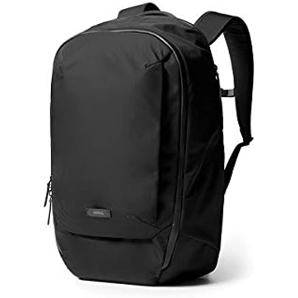 Bellroy Transit Backpack Plus - Mochila de viaje 38L, resistente al agua, compartimento rápido para laptop 15" - Negra BTPA-BLK-215