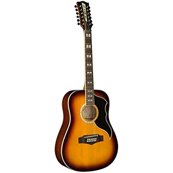 Guitarra acústica EKO Guitars 06216941 RANGER Series VR XII Dreadnought 12 cuerdas, Honeyburst