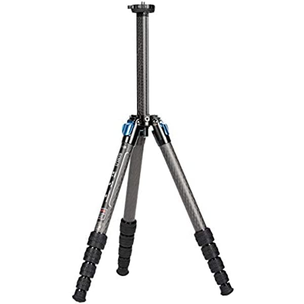 SIRUI ST-125 Trípode de carbono impermeable con columna central triangular, trípode ligero compacto, 59.1 in/59 pulgadas, carga 26.5 lbs/26.4 libras