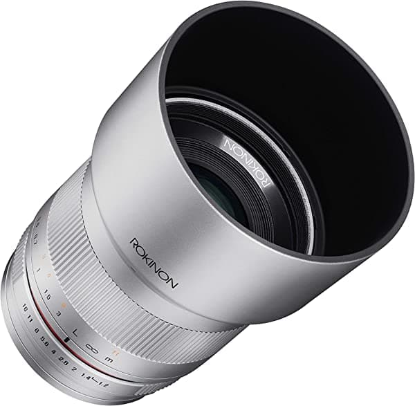 Rokinon Lente gran angular F1.2 de alta velocidad de 1.378 in para Sony E-Mount - Plata - Sony E RK3512-E-SIL