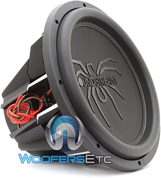 Soundstream 2600W Peak (1300W RMS) 15" Tarantula Series Dual 4-Ohm Subwoofer para coche T5.154