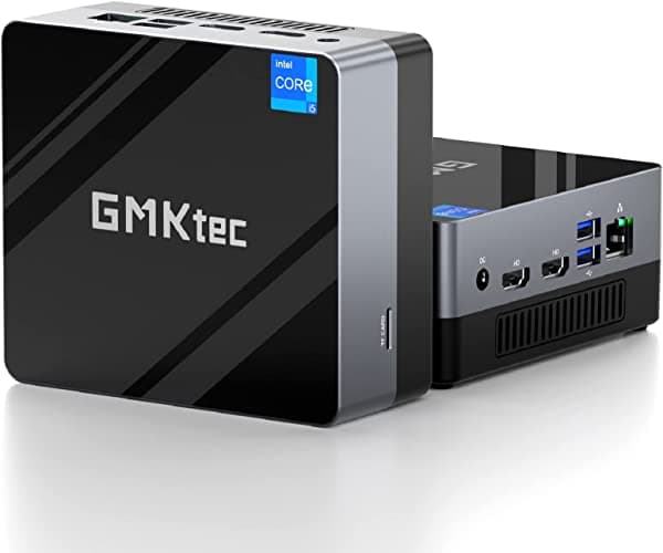GMKtec Mini PC Intel i5-1135G7 de 4 núcleos (hasta 4.2 GHz), 16 GB de RAM 512 GB NVME SSD, Windows 11 Pro Mini computadora de escritorio con WiFi6, BT5.2, triple HD 4K Thunderbolt4 8K, USB 3.2, casa de juegos Nucbox2 Plus