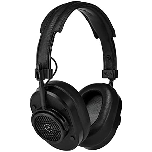 Master & Dynamic MH40 - Auriculares over-ear con cable, aislamiento de ruido con micrófono de estudio de grabación con sonido superior MH40B1-W