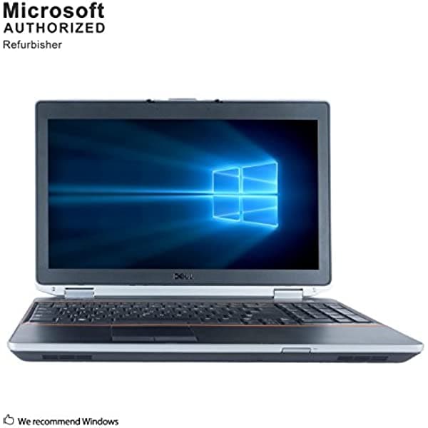 Amazon Renewed Dell Latitude E6520 15.6 pulgadas Business Notebook, Intel Core i5-2520M hasta 3.2 GHz, 8G DDR3, 500G, DVD, WIFI, Bluetooth, VGA, HDMI, Win10 Pro 64 Bit Multi-Language Support Inglés/Francés/Español (Reacondicionado)
