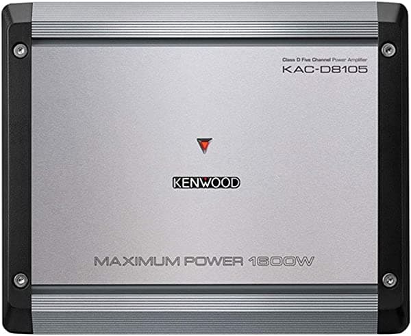 Kenwood KAC-D8105 - Amplificador de potencia máxima de 5 canales de 1600 vatios