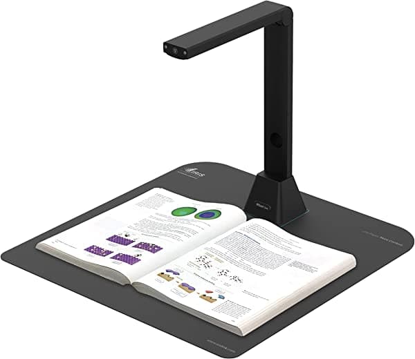 Inc. | IRIS USA IRIScan Desk 5 Pro - Scanner portátil A3 compatible con Windows/Mac, 12MP, editor PDF gratuito, ideal para documentos y libros.