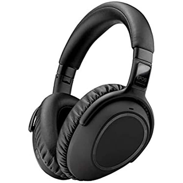 EPOS | Sennheiser Adapt 660 (1000200) - Doble cara, doble conectividad, inalámbrica, Bluetooth, ANC adaptativo Auriculares sobreoros | para escritorio / teléfono celular y softphone | EQUIPOS CERTIFICADOS (NEGRO)