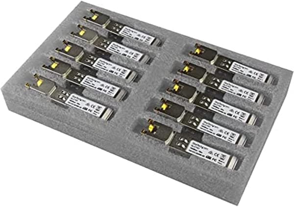 StarTech.com Cisco QSFP-40G-LR4 Compatible - Transceptor QSFP+ 1.41 oz, Plateado Paquete de 10 GLCT10PKST