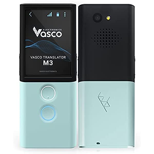 Vasco M3 Language Translator Device | El único traductor con Internet gratis e ilimitado en 200 países | Traducción de fotos | Marca europea