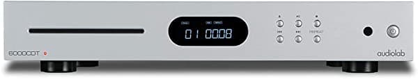 Audiolab 6000CDT - Transporte dedicado de CD con mando a distancia, color plateado AAV-6000CDTS