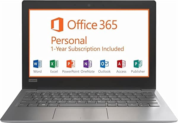 Lenovo 81A40025US IdeaPad 11.6" N3350 - Memoria de 2 GB, memoria flash eMMC de 32 GB, color gris
