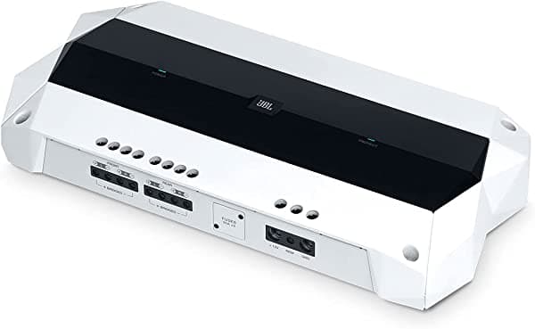 JBL - 4 canales, 100W x 2@ 4 ohmios, amplificador marino de rango completo MA704