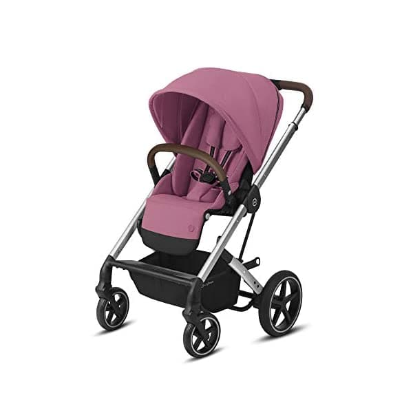 Cybex Balios S Lux Cochecito Frontal O Parentfacing Asiento Posiciones Onehand Fold Multiposición Recline Ajustable Polipiel Manillar Cochecito Infantil Para 6 Meses + Magnolia Rosa 521001539