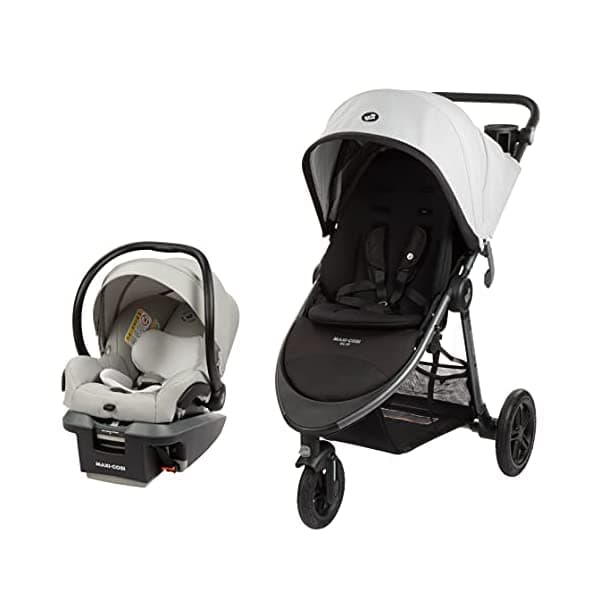 Maxi-Cosi Gia XP travel system de 3 ruedas, incluye cochecito y butaca para auto Mico XP, Midnight Moon TR416FYH