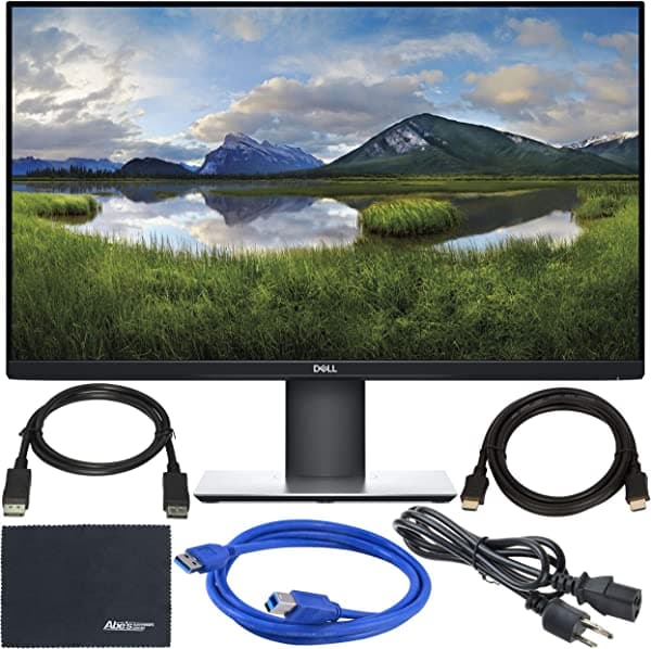 Monitor Dell P2719H 27" 16:9 IPS + cable DisplayPort + cable HDMI + cable USB 3.0 + paño de microfibra AOM DELLP2719HJK