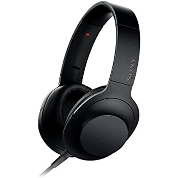 Sony H. Ear Sealed auricular sonido de alta resolución. Con control remoto y micrófono plegable color negro mdr-100 a/B