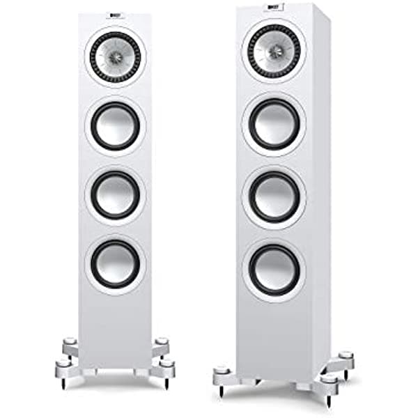 KEF Altavoz de pie Q550 (cada uno, blanco)