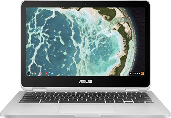 ASUS Chromebook Flip C302CA-DH54 Chromebook convertible con pantalla táctil de 12.5 pulgadas, Intel Core m5, 4 GB de RAM, 64 GB de almacenamiento flash, Chrome OS (reacondicionado)