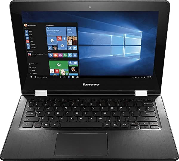 Lenovo Flex 3: 2 en 1 pantalla táctil portátil 11.6" (4GB memoria, Disco duro de 500 GB, negro) 80LY0008US