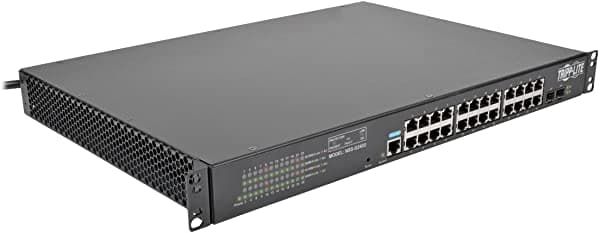 Tripp Lite 24-port Gigabit Ethernet Switch Rackmount metal 1U, 2 puertos SFP Gigabit 10/100/1000Mbps (ng24) NSS-G24D2