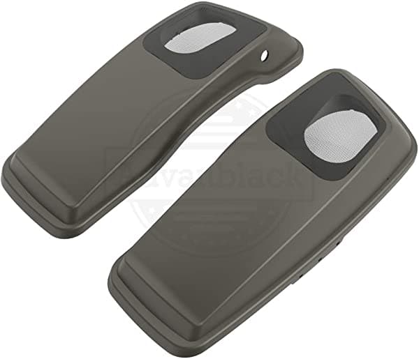 Moto Onfire 6 x 9 pulgadas. Tapas de parlantes de alforja. Cubierta de audio para Harley Davidson Touring Road Street Glide Saddle Bags 2014 2015 2016 2017 2018 01-105-1148