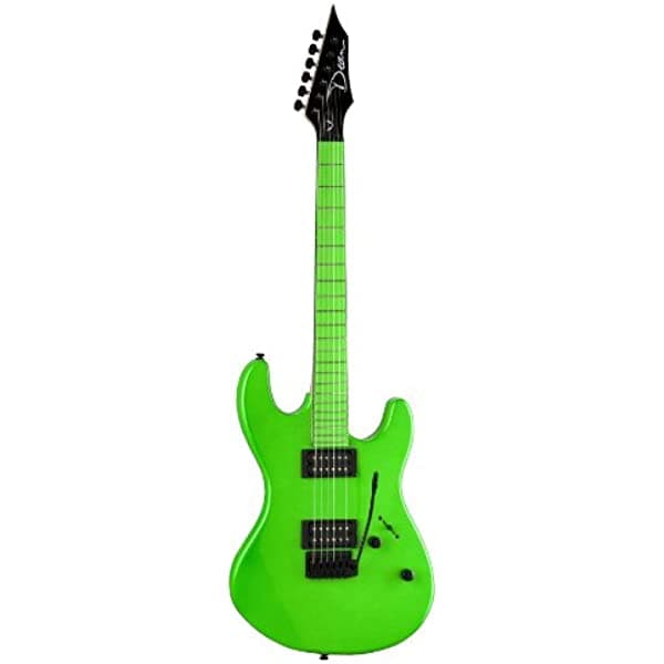 Dean Guitarra Eléctrica Custom Zone 2 Humbuckers Verde Fluorescente CZONE NG
