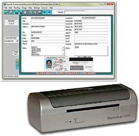 BizCardReader Tarjeta de seguro médico dúplex y escáner de tarjeta de identificación (con Scan-ID LITE, para Windows) SLB1