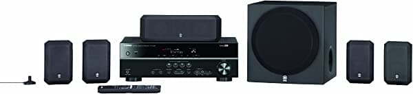 Yamaha YHT-399UBL 5.1 Canal de cine en casa en un sistema de caja