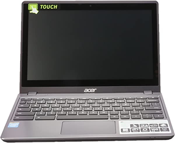 Acer C720P-2625 Chromebook Intel 2955U 1.40GHz Dual Core 4GB-DDR3 16GB-SSD NX.MJAAA.004;C720P-2625