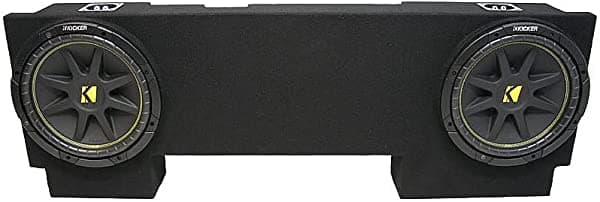 American Sound Connection Paquete Kicker compatible con Chevy Avalanche C12 Comp Dual 2002-2013 de 12 pulgadas de caja sub cargada 2013-SUB-PACKAGES-89