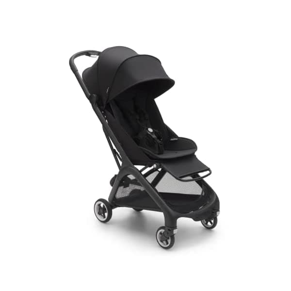 Bugaboo Butterfly - Cochecito ultracompacto y liviano plegable en 1 segundo, ideal para viajes, en color Negro Medianoche