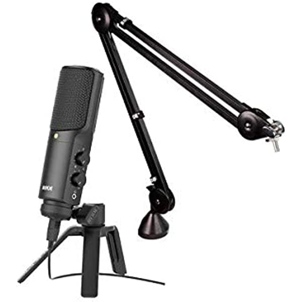 Rode NTUSB micrófono USB versátil de calidad de estudio, PAQUETE. Juego de valor con Acc NTUSB A