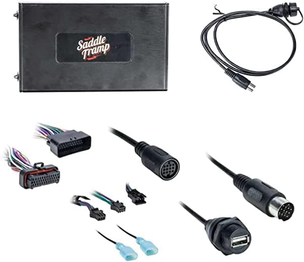 Metra Saddle Tramp - Kit de radio Bluetooth - Harley-Davidson 2006-2013, control de sonido (BT-HD01)