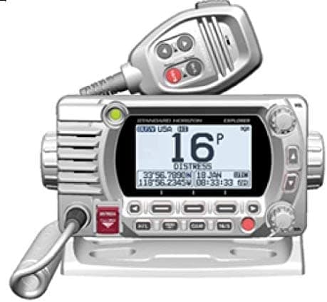 STANDARD HORIZON GX1800GW Blanco 25W VHF/GPS/Second Station Explorer Series