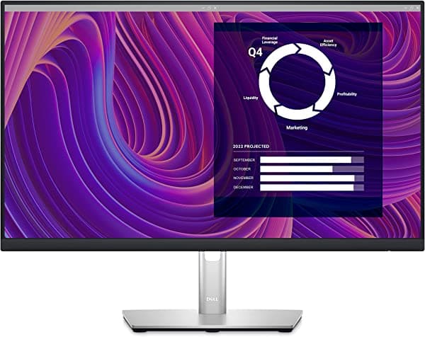 Dell P2423D - Monitor LCD WLED QHD de 23.8 pulgadas, 16:9, negro, plateado