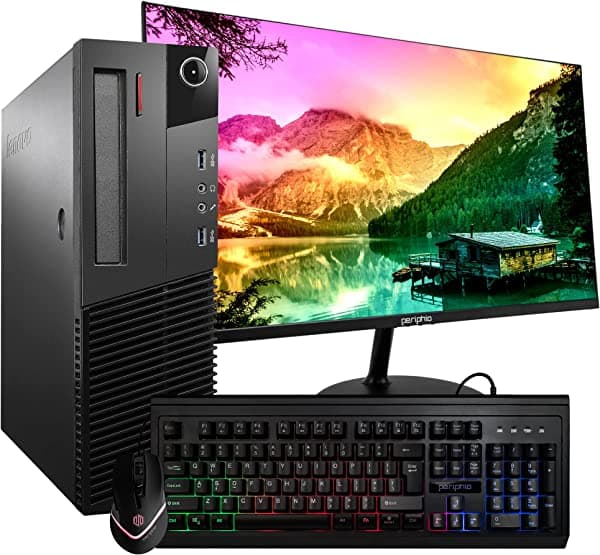 Lenovo ThinkCentre M93P - computadora de escritorio compacta (SFF) | Intel i7 de cuatro núcleos (3.40GHz) | 16 GB RAM DDR3 | SSD de 512 GB | WiFi + Bluetooth | Windows 10 Pro (reacondicionado)