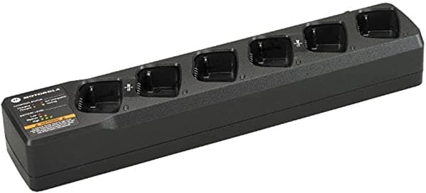 Motorola PMLN6384A RM Series Estación de carga de seis unidades, color negro