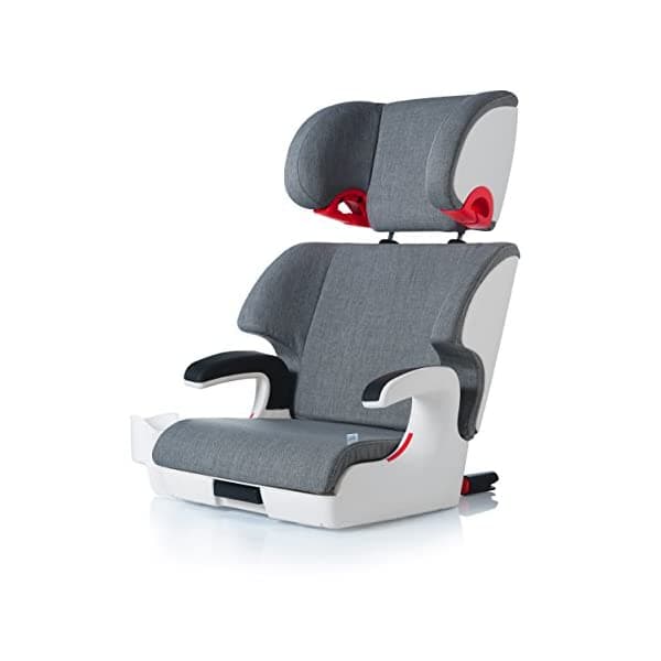 Clek Oobr - Asiento elevador de respaldo alto con cierre rígido, nube OB11U2-GYW