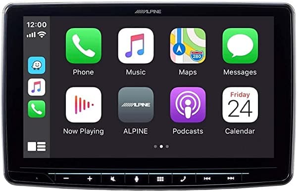 Alpine Ilx-F309 Car Halo 9 Digital Media Bluetooth Receptor Radio Con Pantalla De 9 Pulgadas
