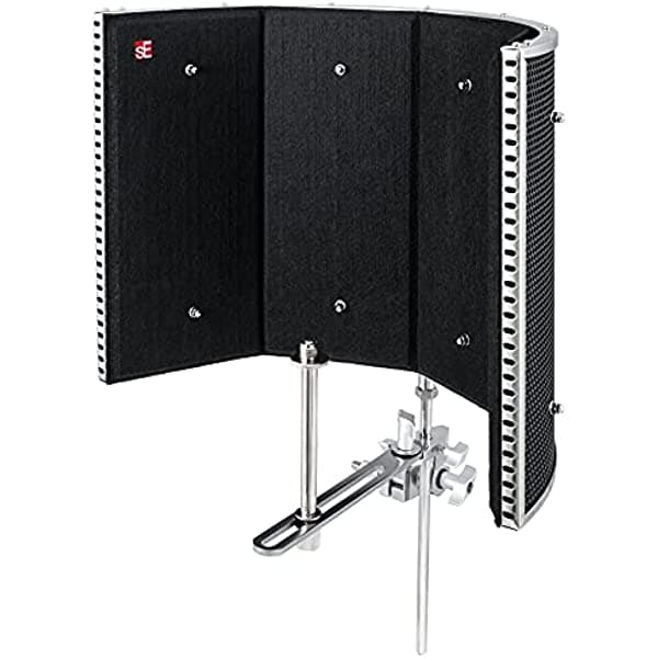 sE Electronics - Filtro de tratamiento acústico portátil PRO, negro (RF-PRO) RF-PRO-BLK-U