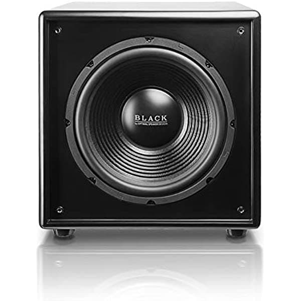 OSD Audio modelo PS10 - Subwoofer prémium de 10 pulgadas y 300W, ideal para cine en casa, acabado mate, color negro PS12