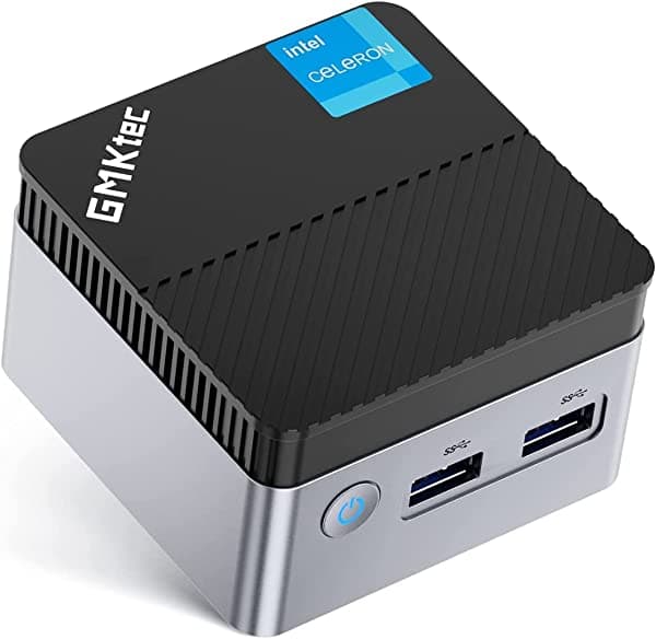 GMKtec Mini PC Intel 11ª generación N5105, 10nm 8GB RAM 256GB SSD M.2 2242, Nucbox5 Pro Mini computadora de escritorio Windows 11 Pro, Micro PC con doble HDMI 4K, Dual DDR4, Dual WiFi, Giga, BT4.2 y ventiladores de refrigeración