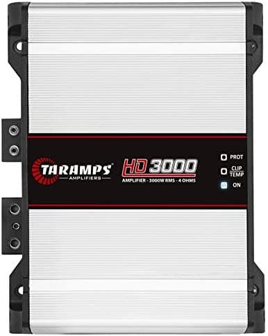 Taramps HD 3000 4 ohmios Clase D Amplificador Mono de Rango Completo Taramps HD 3000 4 Ohm Amplifier Class D