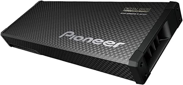 PIONEER TS-WX70DA - Subwoofer activo clase D que ahorra espacio con control de graves (200 W).