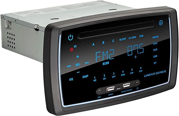 Magnadyne RV6200 AM/FM/BT/DVD - Receptor multimedia para autocaravana y autocaravana
