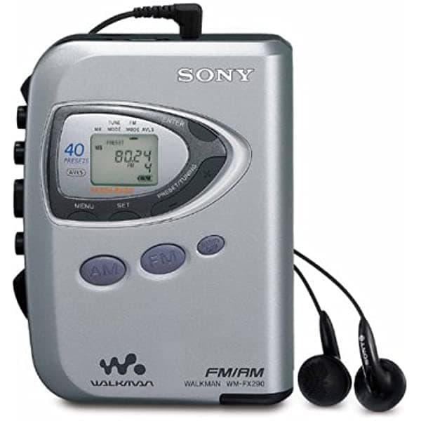 Sony wm-fx290 W Walkman Sintonización Digital Am/Fm Stereo Reproductor de Casete